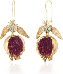 Pomegranate Earrings Set