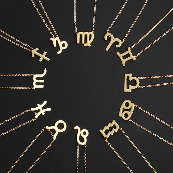 Aquarius Zodiac Signs Necklace